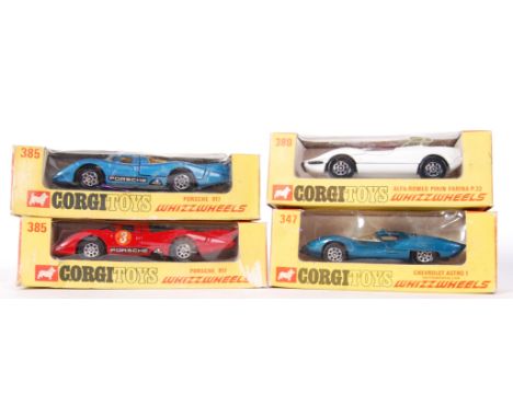 A collection of 4x vintage Corgi Whizzwheels diecast models. All appear mint / near mint, within good / very good original bo