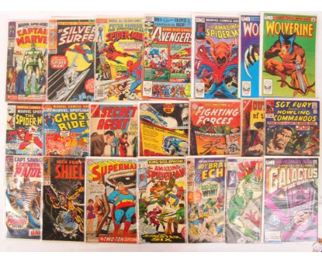 A good collection of assorted vintage 1960's & 1970's DC and Marvel Comics / comic books. To include; Batman, Teen Titans, Tu