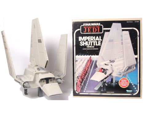An original vintage Star Wars Return Of The Jedi ' Imperial Shuttle ' action figure playset. Made by Kenner. The best example