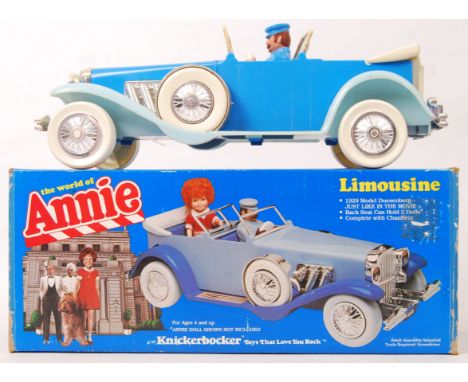 An original vintage Knickerbocker toys World Of Annie ' Limousine '. Within the original box. Appears complete, with instruct