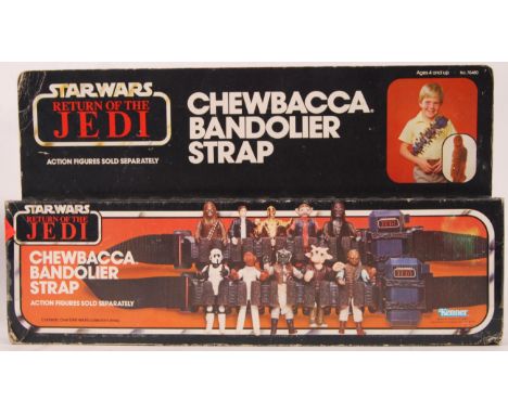 An original vintage Kenner made Star Wars action figure accessory ' Chewbacca Bandolier Strap .' Sealed, within the original 
