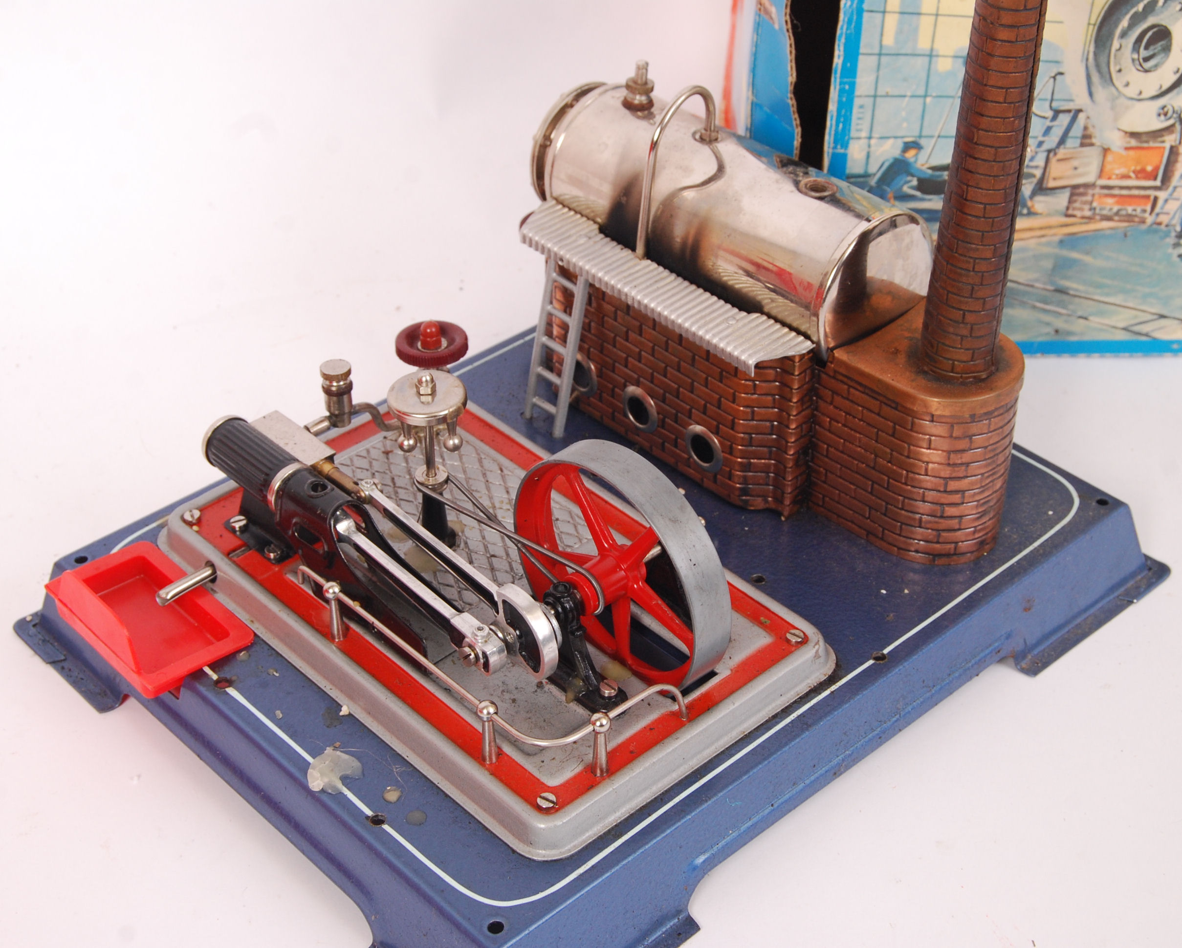 An original vintage Wilesco D16 Live Steam Engine Plant. Appearing ...