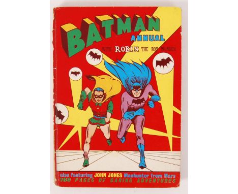 A rare Batman Annual. 1959-60 First UK Batman Annual by Atlas Publishing of London. ' Batman Annual with Robin The Boy Wonder