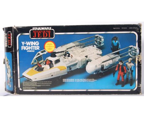A vintage original Star Wars ' Y Wing Fighter Vehicle .' With instructions and card inserts. Clipper - Made In Mexico to the 