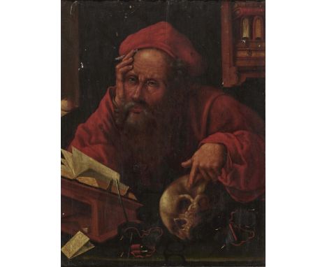   Joos van Cleve  Joos van Cleve   um 1485 (?) Kleve - 1540 o. 1541 Antwerpen, nach      Der Hl. Hieronymus in seinem Studier