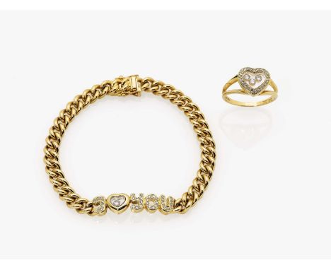   Armband und Ring mit Brillanten und Diamanten  Armband und Ring mit Brillanten und Diamanten   Schweiz, CHOPARD, Modell: HA