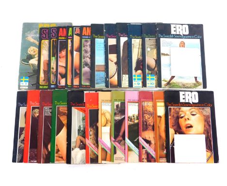 A small group of vintage glamour magazines, to include titles such as Ero, etc. (a quantity) 