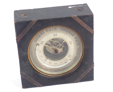 A travelling barometer and thermometer, by JV Vickery of 179. 181. 183 Regent Street West, makers to the King and Queen, in l