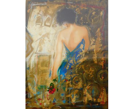 After Janet Treby (21stC School). Muse VI, limited edition print, signed and titled to margin, 274/385, 56cm x 41cm, framed a