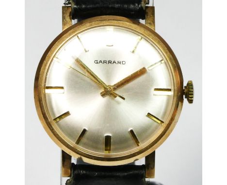 Garrard, a 9ct gold manual wind gentleman's wristwatch, London 1971, movement 2391, 31mm, apparently unworn 