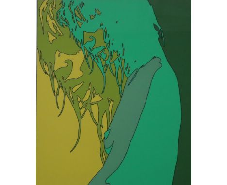 Unbekannte/r Künstler/in (20.Jh.) - Ohne Titel, 1973, Farblithografie auf Papier, unten rechts in Blei unleserlich signiert u