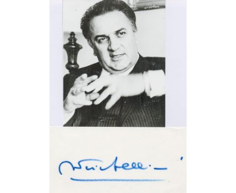 CINEMA: Selection of signed cards, clipped pieces and A.Ns.S., by various film actors and actresses, each of them accompanied