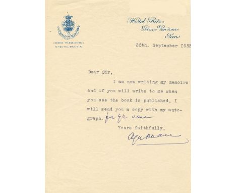 AGA KHAN III: (1877-1957) Imam of the Nizari Ismaili Community and the first President of the All-India Muslim League. Presid