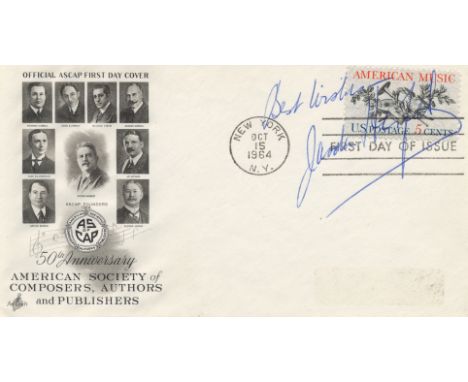 HEIFETZ JASCHA: (1901-1987) Russian-born American Violinist. Signed First Day Cover issued to commemorate the 50th anniversar