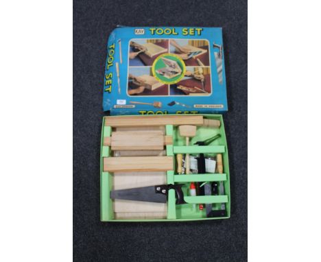 A boxed vintage Kay tool set