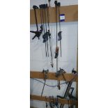 Selection of various clamps