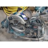 Wheelbarrow & contents to include large quantity of spare or repair power tools