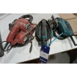 2 x Handheld sander & 1 x Makita jigsaw