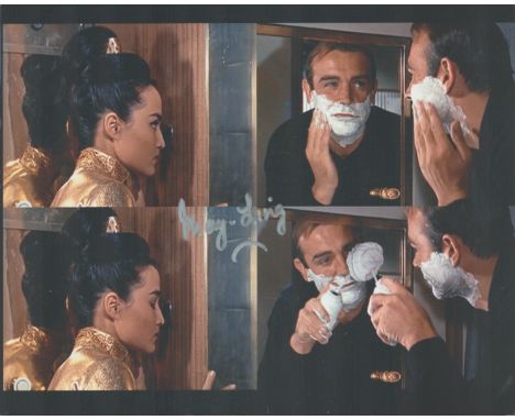 Mai Ling signed 10x8 James Bond You Only Live Twice colour montage photo. Mai Ling is an actress, known for Goldfinger (1964)