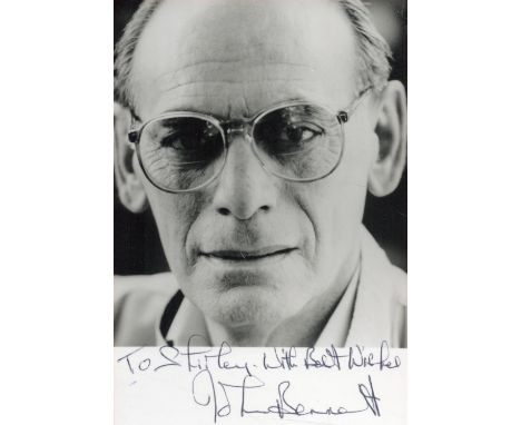 John Bennett signed 5x4 black and white photo. Often cast as a villain, he had many roles on television including Market in H