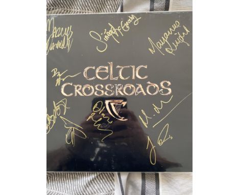 Celtic Crossroads Irish Folk group who have had amazing success all over the world, this is approx. 12x12 inches and is signe