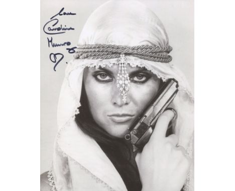 007 James Bond movie The Spy Who Loved Me 8x10 photo signed by actress Caroline Munro. Good condition Est.