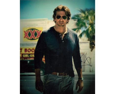 Bradley Cooper signed 10x8 colour photo. Bradley Charles Cooper (born January 5, 1975) is an American actor and filmmaker. He