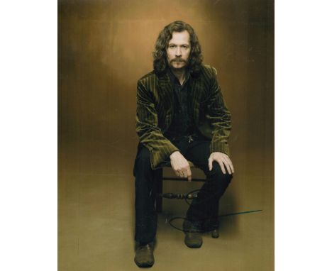 Gary Oldman signed 10x8 Harry Potter colour photo. Gary Leonard Oldman (born 21 March 1958) is an English actor and filmmaker