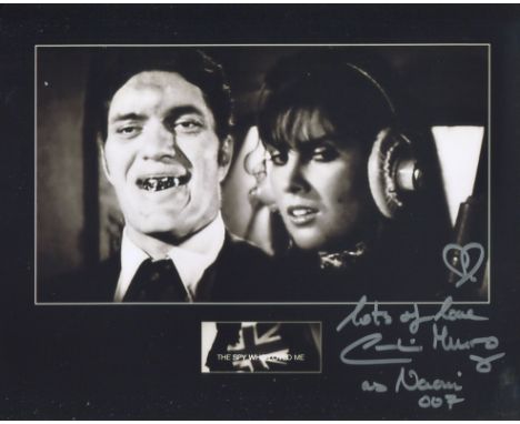 007 James Bond girl Caroline Munro signed The Spy Who Loved Me 8x10 photo. Good condition Est.