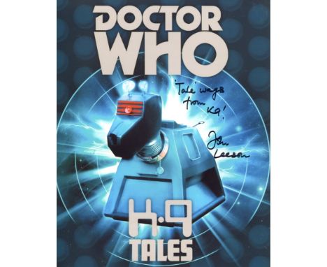 Doctor Who 8x10 photo signed by actor John Leeson who played K9 in the series. Good condition Est.