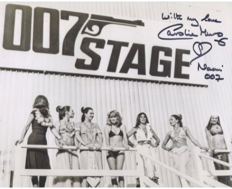 007 James Bond girl Caroline Munro signed James Bond The Spy Who Loved Me 8x10 candid photo. Good condition Est.