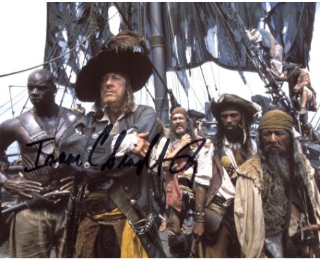 Pirates of the Caribbean movie 8x10 photo signed by actor Isaac C Singleton Jr who played the Bosun. Good condition Est.