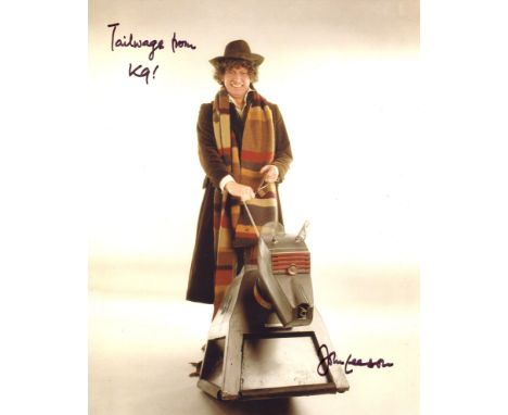 Doctor Who 8x10 photo signed by actor John Leeson who played K9 in the series. Good condition Est.