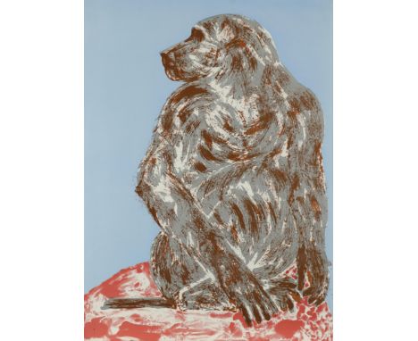 ‡ Dame Elisabeth Frink CH, DBE, RA (1930-1993) Baboon (Wiseman 155) Inscribed 3 in pencil to verso Screenprint in five colour