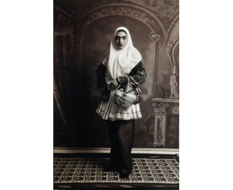 Shadi Ghadirian (Iranian b.1974) Qajar #6 Signed and numbered 3/10 C-print, 1998 94 x 61cm (image)
