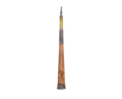 A Victorian 'Beaufort' Silver and Copper Novelty Propelling-Pencil,  by Köhler and Son, London, Late 19th Century in the form
