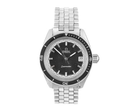 Omega: A Stainless Steel "Big Crown" Automatic Calendar Centre Seconds Wristwatch, signed Omega, model: Seamaster 60 Big Crow