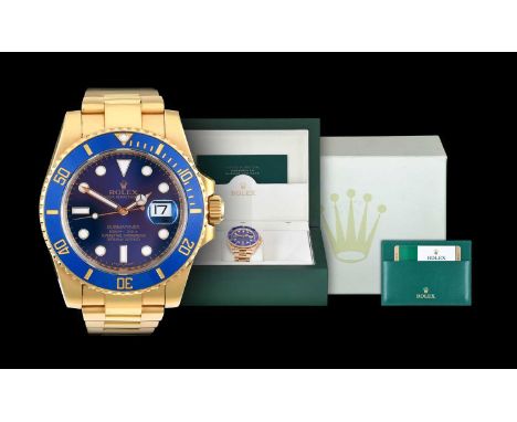 Rolex: An 18 Carat Gold Automatic Calendar Centre Seconds Wristwatch, signed Rolex, Oyster Perpetual, Superlative Chronometer