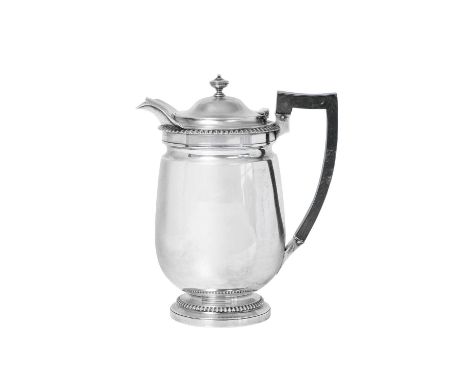 A George III Silver Coffee-Biggin,  by Rebecca Emes and Edward Barnard, London, 1812 tapering cylindrical and on spreading fo