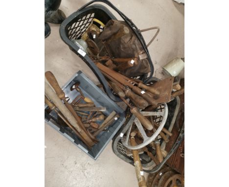 A selection of vintage tools 