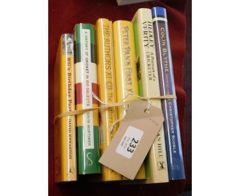 Books  includes W.G's Birthday Party, A History of Cricket in 100 Objects, The Authors XI A season of English Cricket, Kevin 