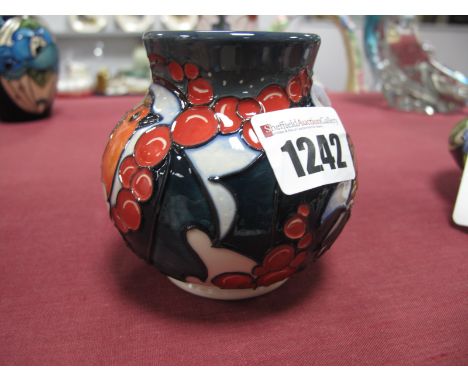 A Moorcroft Pottery Vase, painted in the Brave Sir Robin pattern, designed by Vicky Lovatt, shape 914/3, impressed and painte