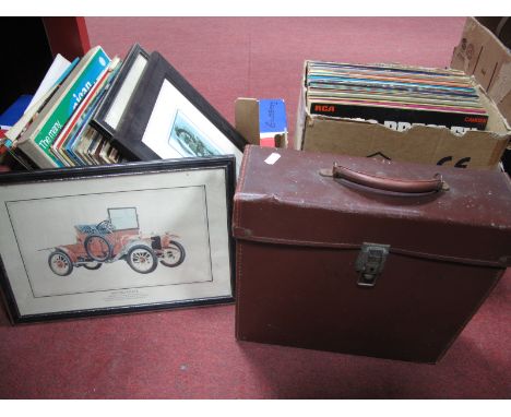 A Quantity of Records, prints, childrens books, etc.