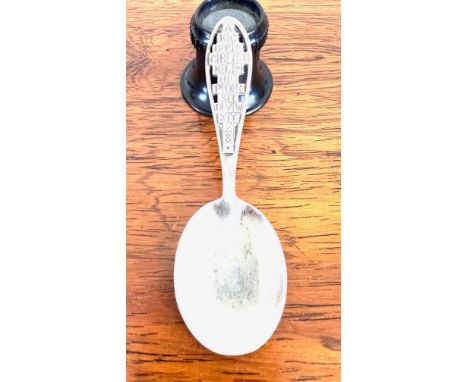 SILVER CADDY SPOON, STAMPED STERLING, WEIGHT APPROX 17.6g