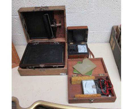 Cased printing inkblock and roller together with 2 multi testers 