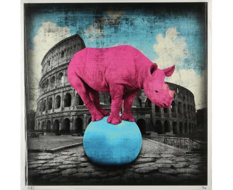 Lars Tunebo (contemporary), 'The Main Attraction', limited-edition print, artist's proof ed. 16/20, signed to margin, 49 x 49