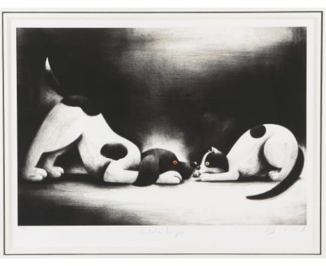 Doug Hyde (b. 1972), 'Close to You', limited-edition print, ed. 29/395, signed in pencil to margin, 32 x 47cm, framed and gla