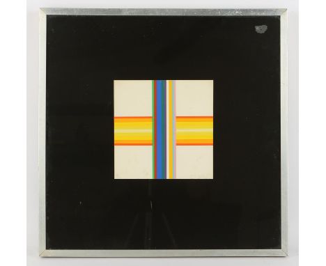 Peter Kalkhof (German, 1933-2014), untitled, abstract design, 1968, limited-edition screenprint in colours, signed in pencil,