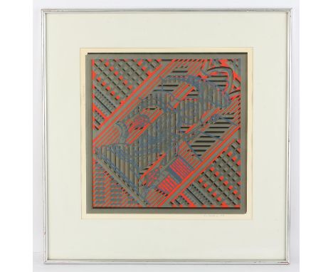 Tim Armstrong (British, b. 1945), 'Annunciation', screenprint in colours, ed. 13/16, signed in pencil to margin, framed and g