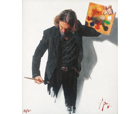 Fabian Perez (Argentinian, b. 1967), 'Neo-Emotionalism The New Era', limited-edition print, ed. 88/95, signed lower right, 58